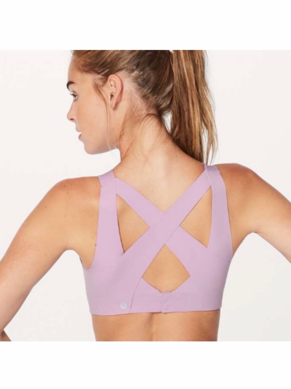 Lululemon Enlite Weave High Support Sports Bra 36C light purple